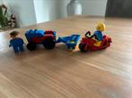 Duplo tractor, aanhanger, motor en poppetjes, Kinderen en Baby's, Speelgoed | Duplo en Lego, Duplo, Gebruikt, Ophalen of Verzenden