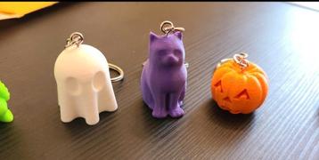 NIEUW!! Sleutelhangers halloween 3D-Geprint beschikbaar voor biedingen