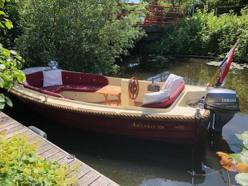 Antaris Sloep, Watersport en Boten, Sloepen, Gebruikt, 10 tot 30 pk, 3 tot 6 meter, Buitenboordmotor, Benzine, Polyester, Ophalen
