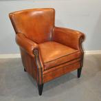 Schapenleren fauteuil Rosan., Huis en Inrichting, Ophalen of Verzenden, Zo goed als nieuw, 50 tot 75 cm, Leer