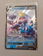 Crabominable V Full Art 076/264 Fusion Strike Pokemon, Hobby en Vrije tijd, Verzamelkaartspellen | Pokémon, Nieuw, Ophalen of Verzenden