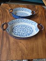 Set van 2 prachtige ovenschalen van porseilein, Ophalen