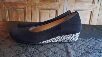 z.g.a.n. pumps met sleehak van Hassia oceaan blauw maat 38 beschikbaar voor biedingen