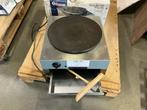 Hendi Crêpe bakplaat | Ø 400 mm | 3000 W | RVS, Ophalen, Zo goed als nieuw