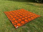 vintage didas retro deken uit de jaren 70 – 2,35 x 2,10 m, Ophalen of Verzenden, /, /, /