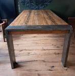 Teak eettafel, Huis en Inrichting, Ophalen, Gebruikt, Teakhout, 200 cm of meer