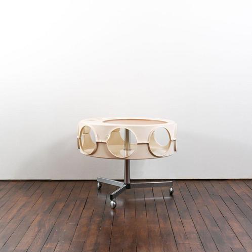 Vintage Rotobar Retro Curver Space Age Jaren 70, Huis en Inrichting, Tafels | Bijzettafels, Ophalen