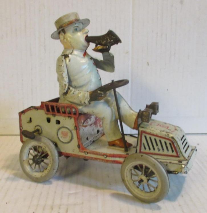 antiek tin toy Lehmann speelgoed Tut-Tut, Antiek en Kunst, Antiek | Speelgoed, Verzenden