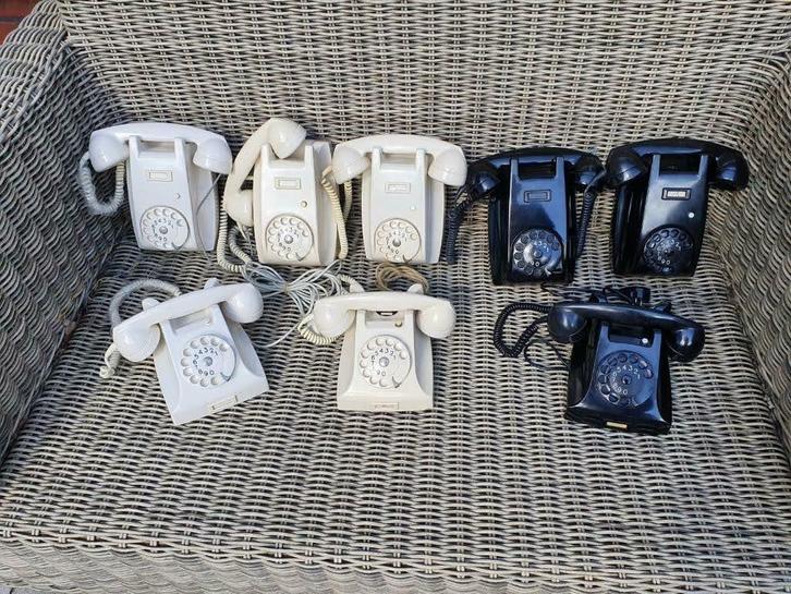 Bakelieten & kunststof telefoons (Heemaf, Ericsson, T65 etc), Antiek en Kunst, Curiosa en Brocante, Ophalen of Verzenden