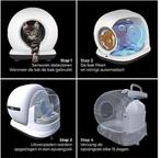Automatisch kattenbak Zedar K1200, Dieren en Toebehoren, Kattenbakken, Ophalen of Verzenden, Zelfreinigend, Zo goed als nieuw