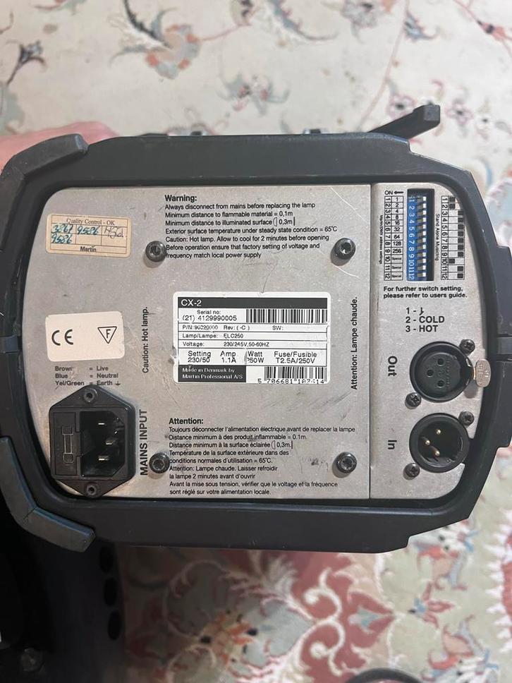 Martin CX-2 Lichteffect - Gebruikt, Muziek en Instrumenten, Licht en Laser, Gebruikt, Licht, Kleur, Ophalen