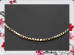 15859 14K Gouden Venetiaanse Ketting – Tijdloze Luxe, Ophalen of Verzenden, Goud