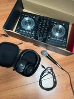 Compleet DJ Set: Pioneer DDJ-SB3, Devine Koptelefoon, DM-40, Ophalen of Verzenden, Gebruikt, Pioneer