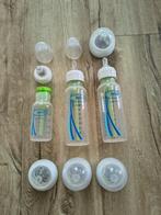 Complete set Dr Brown flessen en spelen, dopjes. Reflux fles, Dr. Brown, Overige typen, Ophalen of Verzenden, Onb