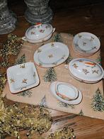 Oud Kinderserviesje Porselein - 4 Personen, Antiek en Kunst, Antiek | Servies compleet, Ophalen of Verzenden