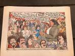 ingekleurde ets van Jef Koning [geb. 1938], Antiek en Kunst, Kunst | Litho's en Zeefdrukken, Ophalen of Verzenden