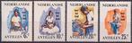 Nederlandse Antillen 376/9 postfris Kinderpostzegels 1966, Verzenden, Postfris