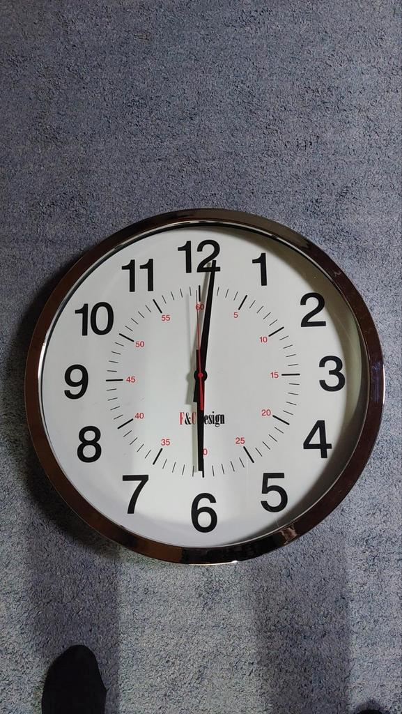 Grote wandklok, Huis en Inrichting, Woonaccessoires | Klokken, Wandklok, Ophalen