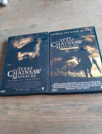 The Texas Chainsaw Massacre & The Beginning dvd's. beschikbaar voor biedingen