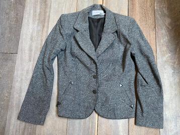 In Extenzo Paris 42 Vintage heather grijze blazer beschikbaar voor biedingen