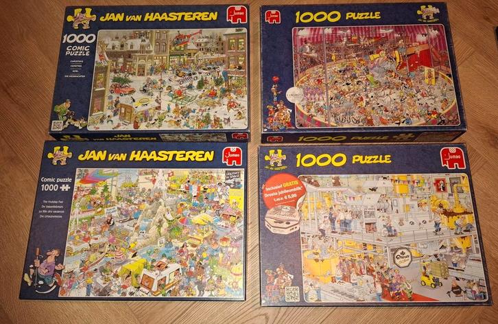 Jan van Haasteren puzzels, diversen, Hobby en Vrije tijd, Denksport en Puzzels, 500 t/m 1500 stukjes, Ophalen of Verzenden
