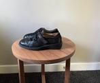 Solidus zwart leren comfort schoen met klittenband; maat 37J, Schoenen met lage hakken, Solidus, Zwart, Ophalen of Verzenden