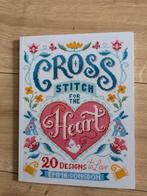 Borduurboek Cross stitch for the heart, Hobby en Vrije tijd, Borduren en Borduurmachines, Ophalen of Verzenden, Nieuw, Patroon