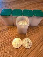 Volle Tubes Zilveren 1 oz American Eagles, Ophalen of Verzenden, Zilver