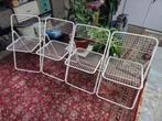 Ikea Niels Gammelgaard klapstoelen 1986, Huis en Inrichting, Ophalen, Gebruikt, Wit, Vier