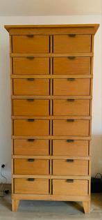 Eiken Ladekast Piet Hein Eek, Ophalen, Gebruikt, 5 laden of meer, 200 cm of meer