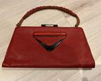 ACTIE Vintage rood tasje handtas retro, Ophalen of Verzenden, Zo goed als nieuw, Rood, Handtas