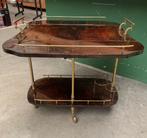 Barcart trolley Aldo Tura Italie jaren '50 - vintage tafel, Ophalen, Gebruikt, Onbekend, 75 cm of meer