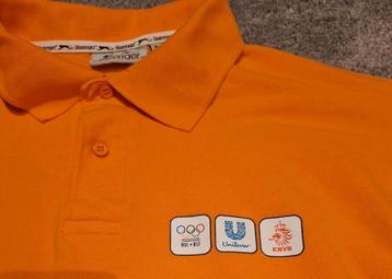 vintage oranje polo KNVB NOC*NSF slazenger  beschikbaar voor biedingen