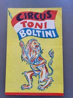 Circus / programma Circus Toni Boltini 1961., Ophalen of Verzenden, Gebruikt, Boek, Tijdschrift of Artikel