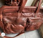 Esthetique zeer mooie leren laptoptas NIEUW, Ophalen of Verzenden, Nieuw, Bruin, Leer