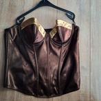 Corset brons/goud glanzend, Carnaval, Maat 42/44 (L), Ophalen of Verzenden, Zo goed als nieuw
