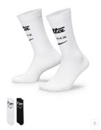 Patta X Nike Crew Socks 2-pack white/black maat 42-46, Wit, Ophalen of Verzenden, Nike Air Max 1 Patta, Nieuw