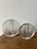 Vintage walther glas solifleur vaasjes jaren 70, Antiek en Kunst, Ophalen of Verzenden
