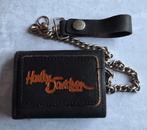 Harley-Davidson beurs (2), Sieraden, Tassen en Uiterlijk, Portemonnees, Ophalen of Verzenden, Zo goed als nieuw, Zwart