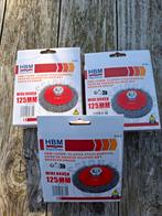 HBM Staalborstel 125mm - Nieuw in verpakking!, Doe-het-zelf en Verbouw, Gereedschap | Machine-onderdelen en Toebehoren, Ophalen of Verzenden