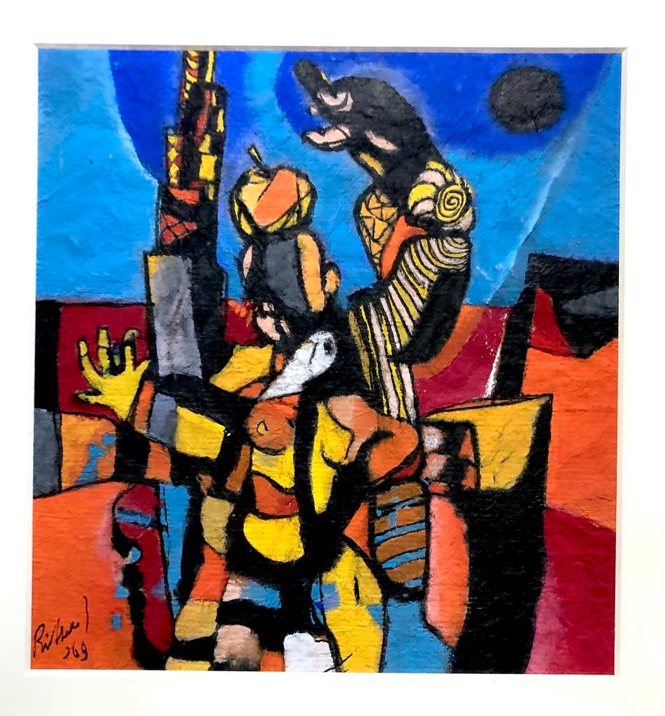 Ribbeling Dirk Jan 1933-2013, Antiek en Kunst, Kunst | Schilderijen | Modern, Ophalen of Verzenden