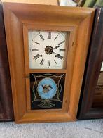 Antiek amerikaanse waterburry klok clock, Ophalen of Verzenden