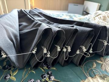 Verduisterende wavegordijnen, grafietkleurig beschikbaar voor biedingen