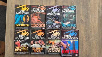 8 boeken van schrijver John Sandford beschikbaar voor biedingen