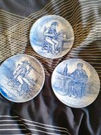 3 delfts blauwe bordjes, Antiek en Kunst, Ophalen of Verzenden