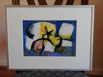 Abstracte compositie - Gesigneerd - Theo Reusing (1923-) beschikbaar voor biedingen