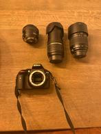 Nikon Camera met Lenzen en Tas, Spiegelreflex, Ophalen of Verzenden, Zo goed als nieuw, Nikon