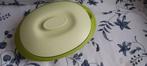 Tupperware serveerschaal Blossem, Huis en Inrichting, Keuken | Tupperware, Ophalen of Verzenden, Zo goed als nieuw, Groen, Schaal