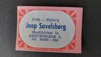 Luciferetiket, Amstenrade L. Joop Savelsberg café slijterij, Verzenden, Zo goed als nieuw, Luciferdoosjes of -merken