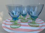 6 x vintage Bormioli Rocco dessert  champagne glazen glas, Antiek en Kunst, Antiek | Glas en Kristal, Ophalen of Verzenden